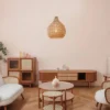 Tika 1-Light Natural Blonde Pendant Lighting With Twine Shade - Globe Electric -Adesso Shop GUEST a2d258be 294d 472b 91d6 6c011935f595