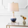 25" Ceramic/Brass Gradient Table Lamp (Includes LED Light Bulb) White - JONATHAN Y -Adesso Shop GUEST a41abc97 c39a 4cbd 8990 7e46bb798528