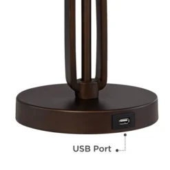 Franklin Iron Works Samuel Bronze Swing Arm USB Desk Lamps Set Of 2 With Socket 13 Franklin Iron Works Samuel Bronze Swing Arm USB Desk Lamps Set Of 2 With Socket -Adesso Shop GUEST a41c4504 424d 413a aed5 68d45754d1e7