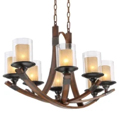 Franklin Iron Works Tafford Mahogany Wood Linear Pendant Chandelier 43 1/4" Wide Rustic Farmhouse Clear Glass 8-Light Fixture For Dining Room Kitchen 14 Franklin Iron Works Tafford Mahogany Wood Linear Pendant Chandelier 43 1/4" Wide Rustic Farmhouse Clear Glass 8-Light Fixture For Dining Room Kitchen -Adesso Shop GUEST a5362c0f c303 48af a2f4 657a173998fa