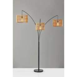 82" Cabana Collection 3-Arm Arc Lamp Black - Adesso -Adesso Shop GUEST a5c49c66 cfd5 42d5 b24d 07e7d50be40b