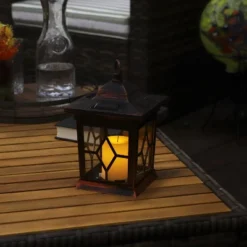 Sunnydaze Decor Sunnydaze Outdoor Lucien Hanging Tabletop Solar LED Rustic Farmhouse Decorative Candle Lantern - 9" 20 Sunnydaze Decor Sunnydaze Outdoor Lucien Hanging Tabletop Solar LED Rustic Farmhouse Decorative Candle Lantern - 9" -Adesso Shop GUEST a7c9cfc7 dba7 4ccd 8c44 ff9d042ea585