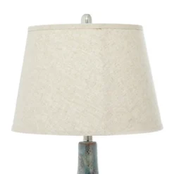 Ceramic Table Lamp With Drum Shade Set Of 2 Turquoise - Olivia & May -Adesso Shop GUEST a84a2fcc 57f1 407f 9a63 93286fa0efb2