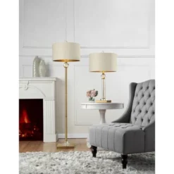 29.5" Traditional Metal Table Lamp With Crystal Accents Gold - Ore International -Adesso Shop GUEST a8f17e42 43f1 4812 9459 a6506e25a1ae