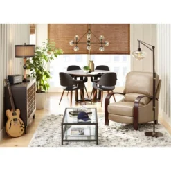 Franklin Iron Works Industrial Downbridge Floor Lamp 66" Tall Bronze Cognac Glass Dimmable LED Edison Bulb For Living Room Reading Office -Adesso Shop GUEST a919968d 061e 4fd9 98a5 0ba8249f8cdf