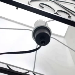 Etagere Organizer Wood Accented Storage Shelf And Wine Rack With Linen Shade Floor Lamp Black - Elegant Designs 20 Etagere Organizer Wood Accented Storage Shelf And Wine Rack With Linen Shade Floor Lamp Black - Elegant Designs -Adesso Shop GUEST a99b9a83 6ff0 463a 952b 2563016b8375