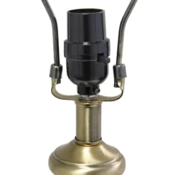 25" Classic Fluted Ceramic/Metal Table Lamp With Fabric Shade Gray/White - Lalia Home -Adesso Shop GUEST aa2cc8bc 8126 42fb 9aa2 3175254d37c6