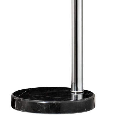 Possini Euro Design Allegra Mid Century Modern Arc Floor Lamp 88" Tall Chrome 5 Light Crystal Ball Shades For Living Room Reading Bedroom Office House 5 Possini Euro Design Allegra Mid Century Modern Arc Floor Lamp 88" Tall Chrome 5 Light Crystal Ball Shades For Living Room Reading Bedroom Office House - Image 3