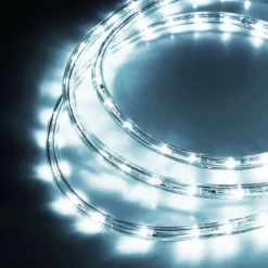 Costway 100' 2 Wire LED Rope Light Christmas Decorative Party In/Outdoor 110V Cool White -Adesso Shop GUEST abae1877 313e 4b2d a642 b287f0e40086