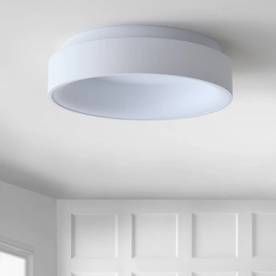 17.75" Ring Flush Mount Ceiling Light (Includes Energy Efficient Light Bulb) - JONATHAN Y 4 17.75" Ring Flush Mount Ceiling Light (Includes Energy Efficient Light Bulb) - JONATHAN Y - Image 2