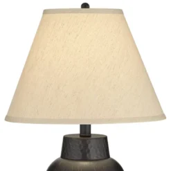 Regency Hill Auburn Rustic Farmhouse Table Lamp 25" High Bronze Hammered Natural Linen Empire Shade For Bedroom Living Room Bedside Nightstand Office 11 Regency Hill Auburn Rustic Farmhouse Table Lamp 25" High Bronze Hammered Natural Linen Empire Shade For Bedroom Living Room Bedside Nightstand Office -Adesso Shop GUEST ac8b7ff4 f7e2 4e73 8653 f5789876c2c1