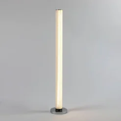 49" Novelty Tube Floor Lamp With Crystals (Includes LED Light Bulb) White - Ore International