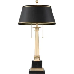 Barnes And Ivy Georgetown Traditional Desk Lamp 28 1/2" Tall Warm Brass With USB Charging Port Black Shade For Bedroom Living Room Bedside Office Kids 16 Barnes And Ivy Georgetown Traditional Desk Lamp 28 1/2" Tall Warm Brass With USB Charging Port Black Shade For Bedroom Living Room Bedside Office Kids -Adesso Shop GUEST ae744be2 d7e5 4ce7 acb9 0a26a7ff6122