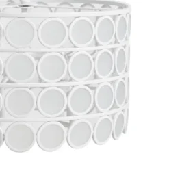 Abbot 4-Light Drum-Shaped Chandelier White - Hampton Hill -Adesso Shop GUEST af704bcb 17a5 4d5f b49a 6b9655fb0a0d