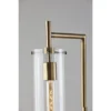 1-Light Dalton Floor Lamp Antique Brass (Includes Light Bulb) - Adesso -Adesso Shop GUEST b1e62ef3 4d7d 4e41 9a29 d006aa065214