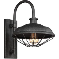 Generation Lighting Lennex 17 1/4"H Slated Gray Metal Indoor-Outdoor Wall Light