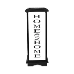 Techko Maid LED Solar 24.4" Welcome Home Medium Decorative Outdoor Lantern Off-White/Yellow -Adesso Shop GUEST b52f1a44 d913 4d15 a094 89a71efabca4