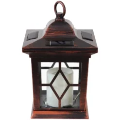 Sunnydaze Decor Sunnydaze Outdoor Lucien Hanging Tabletop Solar LED Rustic Farmhouse Decorative Candle Lantern - 9" 19 Sunnydaze Decor Sunnydaze Outdoor Lucien Hanging Tabletop Solar LED Rustic Farmhouse Decorative Candle Lantern - 9" -Adesso Shop GUEST b59fa267 60fc 46e2 bc53 bff1c311eb5c