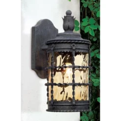 Minka Lavery Mallorca Collection 16" High Iron Outdoor Wall Light -Adesso Shop GUEST b5ff7c2d 8c37 461b 91eb 26674d90ef9c