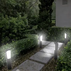 5.51" X 29.92" Solar LED Garden Path Light Amber/White - Techko Maid -Adesso Shop GUEST b616a6d1 3c6f 47f9 8753 02b25d884514