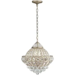 Vienna Full Spectrum Wallingford Antique Brass Chandelier 16" Wide French Crystal Glass 6-Light Fixture For Dining Room House Kitchen Island Entryway -Adesso Shop GUEST b72ce8d7 5639 4733 ac1a 50566a5ad079