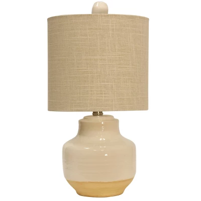 Prova Ceramic Table Lamp Cream - StyleCraft 3 Prova Ceramic Table Lamp Cream - StyleCraft