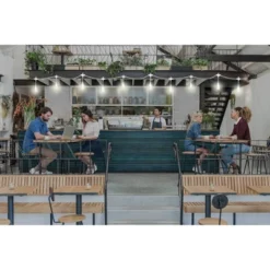 24ct Classic Café Integrated LED Bulb Outdoor String Lights White - White Wire - Enbrighten 15 24ct Classic Café Integrated LED Bulb Outdoor String Lights White - White Wire - Enbrighten -Adesso Shop GUEST bad1002d 5047 40ee 94ca cc407364de97