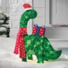 27.5" Incandescent Green Tinsel Dinosaur With Gift Christmas Novelty Sculpture Light Clear - Wondershop™ -Adesso Shop GUEST bc39b4dc 6d9c 4f4b a193 7530a1d510a3