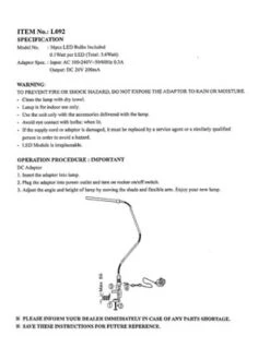 Hastings Home Modern Contemporary LED Clamp Desk Lamp – Silver -Adesso Shop GUEST bed0a4e3 e1ec 4d43 835a 6dffc0ade7b3