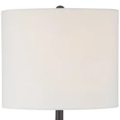 360 Lighting Lynn Modern Buffet Table Lamps 26" Tall Set Of 2 Black Metal White Fabric Drum Shade For Bedroom Living Room Bedside Nightstand Office 7 360 Lighting Lynn Modern Buffet Table Lamps 26" Tall Set Of 2 Black Metal White Fabric Drum Shade For Bedroom Living Room Bedside Nightstand Office -Adesso Shop GUEST c08f083d 0a5a 4f2a bdfa 60bb6c7e04b5