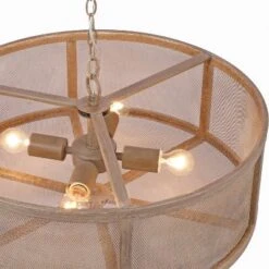 18" Metal Dixsie Caged Farmhouse Chandelier Woodgrain - River Of Goods 21 18" Metal Dixsie Caged Farmhouse Chandelier Woodgrain - River Of Goods -Adesso Shop GUEST c0bcbc8a 9be4 4956 8a12 cba51f9f6ca1