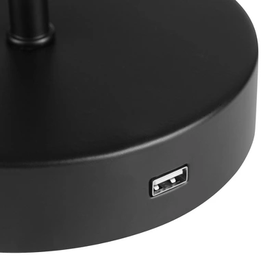 18" Dakota Table Lamp Matte Black - Globe Electric 8 18" Dakota Table Lamp Matte Black - Globe Electric - Image 6