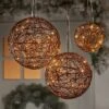 Battery Operated Brown Faux Rattan Sphere Fairy String Lights Warm White With Brown Wire - Wondershop™ -Adesso Shop GUEST c5f7d9ec b3cf 4b94 9adc 8b4ea60eb72b