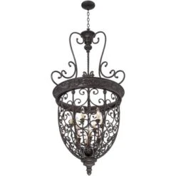 Franklin Iron Works French Scroll Rubbed Bronze Chandelier 27 1/2" Wide Rustic 12-Light Fixture For Dining Room House Kitchen Island Entryway Bedroom 15 Franklin Iron Works French Scroll Rubbed Bronze Chandelier 27 1/2" Wide Rustic 12-Light Fixture For Dining Room House Kitchen Island Entryway Bedroom -Adesso Shop GUEST c8578ff1 4470 4db6 8652 8f1c55418276
