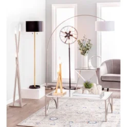 13" Element Touch Lamp Polished Stainless Steel (Includes LED Light Bulb) - LumiSource -Adesso Shop GUEST cad00baf 19ef 4537 97d1 724c7a9c671a