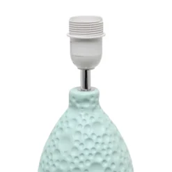 14.17" Traditional Ceramic Texture Thumbprint Tear Drop Table Desk Lamp With Tapered White Shade Blue - Creekwood Home 10 14.17" Traditional Ceramic Texture Thumbprint Tear Drop Table Desk Lamp With Tapered White Shade Blue - Creekwood Home -Adesso Shop GUEST caed3d37 769f 4490 b5ad 35aae48e4331