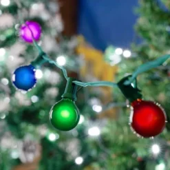 Novelty Lights 100 Feet G40 Globe Outdoor Patio String Lights, Green Wire -Adesso Shop GUEST cb2a551a ac12 4d13 917c 61d0a909c796