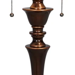 Regency Hill Brooke Rustic Vintage Retro Floor Lamp Standing 60" Tall Rich Bronze Copper Burlap Bell Shade For Living Room Bedroom Office House Home -Adesso Shop GUEST cb710c77 a646 4477 b667 e24f25258916
