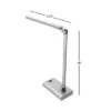 Hastings Home LED Contemporary Reading And Desk Lamp With 2 Adjustable Arms - White -Adesso Shop GUEST cda5b021 a98c 4bf3 9684 3f8d9e3bb6b8