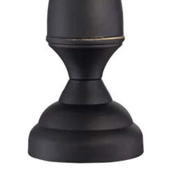 Regency Hill Ben Rustic Farmhouse Table Lamps 25" High Set Of 2 Dark Bronze Metal Beige Linen Drum Shade For Bedroom Living Room Bedside Nightstand -Adesso Shop GUEST cf0e43ba fd6b 4599 96be 6b0debc7b87d