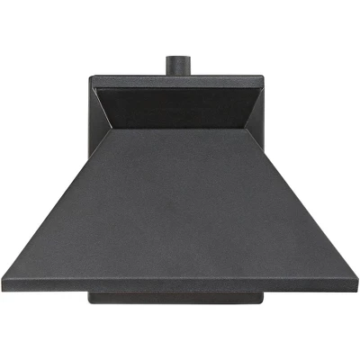 John Timberland Whatley Modern Outdoor Wall Light Fixture Black LED 6 1/4" Metal Shade For Post Exterior Barn Deck House Porch Yard Posts Patio Home 5 John Timberland Whatley Modern Outdoor Wall Light Fixture Black LED 6 1/4" Metal Shade For Post Exterior Barn Deck House Porch Yard Posts Patio Home - Image 3