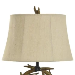 Dalton Brown Antler Table Lamp With Beige Hardback Fabric Shade - StyleCraft -Adesso Shop GUEST d4944ee9 0899 4b39 838e 94af4638af0e