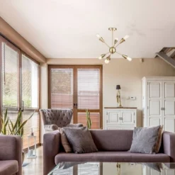 Clementine Semi-Flush Mount Ceiling Light Gold - Globe Electric -Adesso Shop GUEST d724a04d d960 4338 9d55 35062d72449c