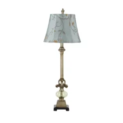 Polystone Buffet Lamp With Tapered Shade Gold - Olivia & May -Adesso Shop GUEST d726c37a b718 4e55 be6c 6daf20a896d7