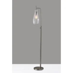 Layla Floor Lamp Brushed Steel - Adesso -Adesso Shop GUEST d7412c1c 2023 4c23 abf1 cbb36605656d