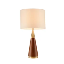 24.5" Tate (Includes LED Light Bulb) Table Lamp Ivory
