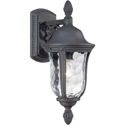 Minka Lavery Ardmore 17 1/2" High Black Outdoor Wall Light