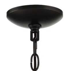 Stiffel Black Wood Wagon Wheel Chandelier 29 1/2" Wide Industrial Clear Outer Frosted Inner Glass 8-Light For Dining Room House -Adesso Shop GUEST d8d42eaa 48f1 413c a87c 5fa1e3e00fe1