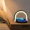 Link Ultra Modern Touch Control 3 In1 LED Desk Lamp W/Fast Wireless Charger Bedside Light Folds & Rotates