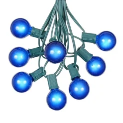 Novelty Lights 100 Feet G40 Globe Outdoor Patio String Lights, Green Wire -Adesso Shop GUEST dae8df1e bdd5 46e1 9cc6 87b9af7481f9